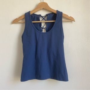 Threads 4 Thought lace-up back tank top